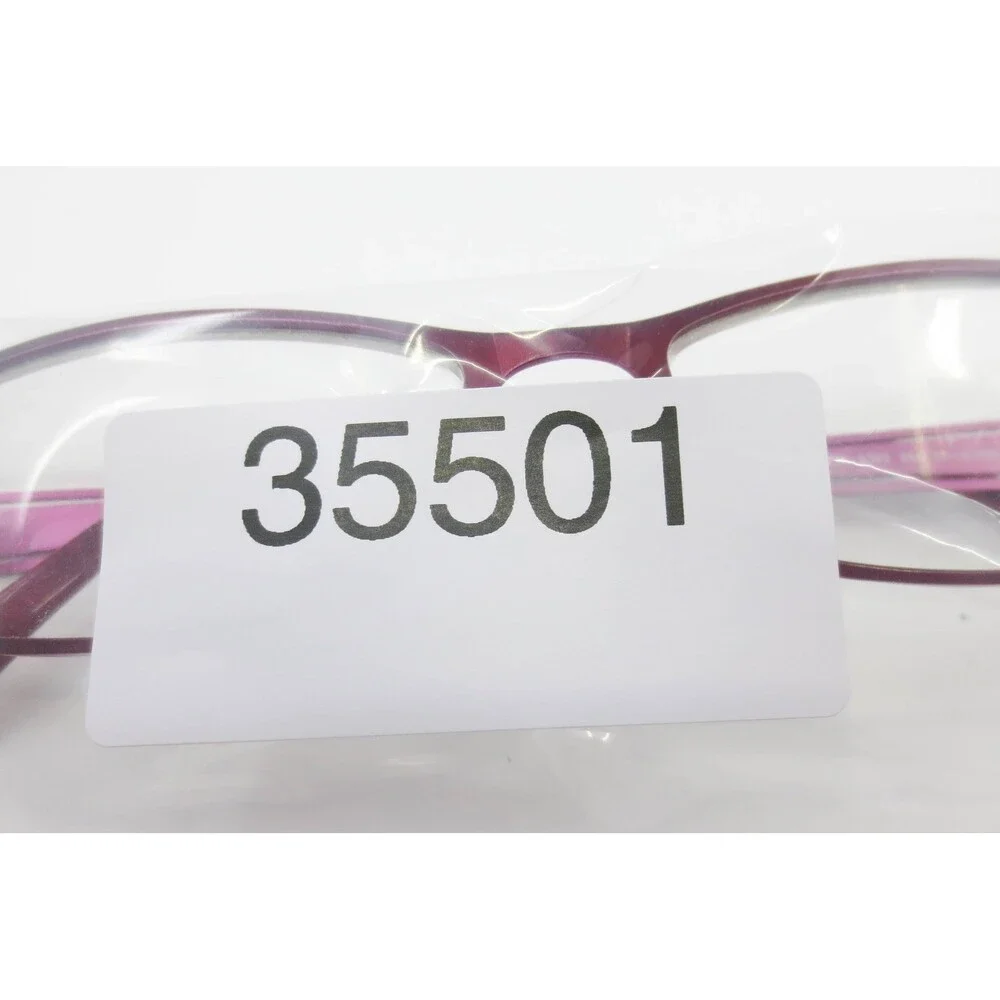 Fysh UK 3363 584 Purple Magenta Rectangular Eyeglasses Frames 51-15-135 Eyewear